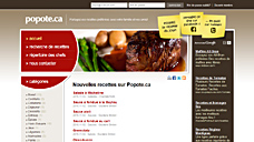 Popote.ca  Partagez vos recettes!